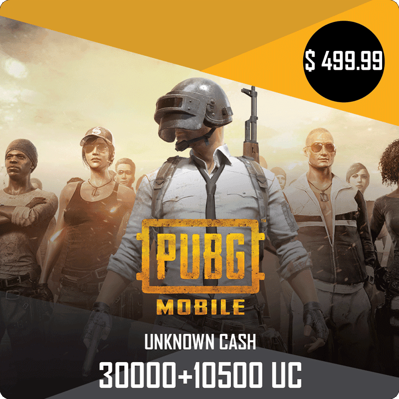 PUBG Pin 30000+10500 UC